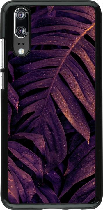 Produktbild PhoneLook Hülle Purple Light Leaves (Huawei P20)