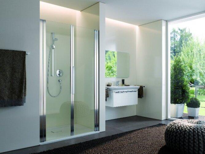 Image du produit Koralle Porte battante en corail en deux parties pour installation dans une niche myDay NP2W 90 865-905x2000 (64.30 cm, 208.80 cm, 16.60 cm)