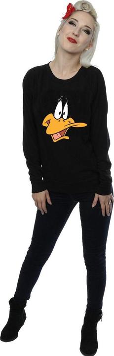 Produktbild Looney Tunes Womens/Ladies Daffy Duck Face Cotton Sweatshirt (M)