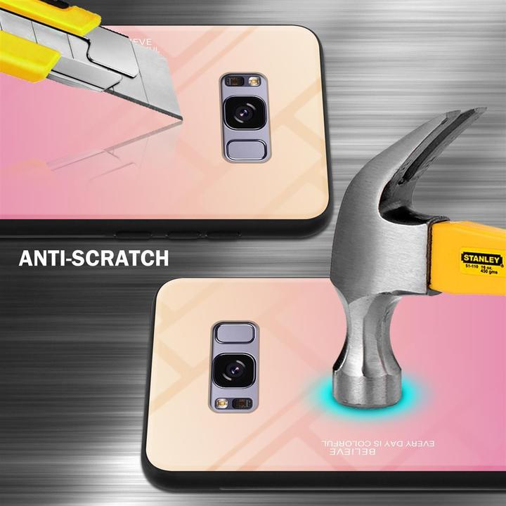 Productafbeelding Cadorabo TPU 2 kleuren glasdekking (Samsung Galaxy S8+)