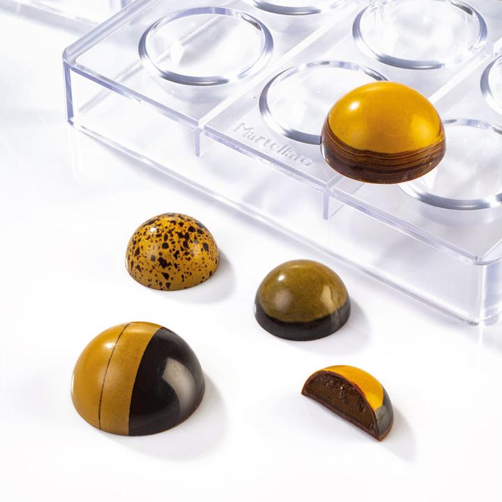 Image du produit Martellato Moule à pralines demi-sphère, 2 pralines (10 cm)