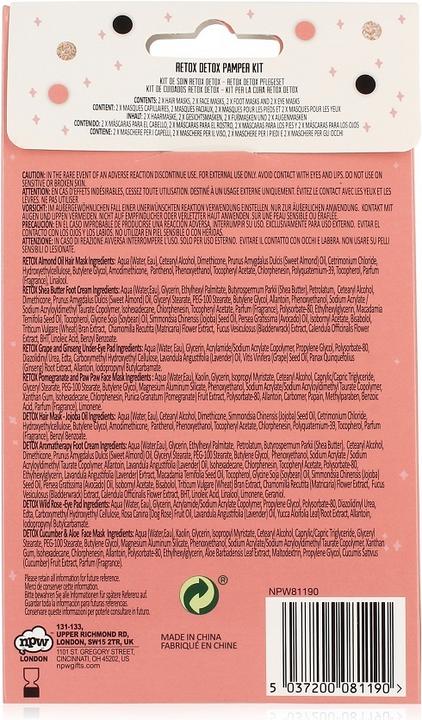 Image du produit NPW Or rose - Retox Detox Pamper Kit (Lotion nettoyante)