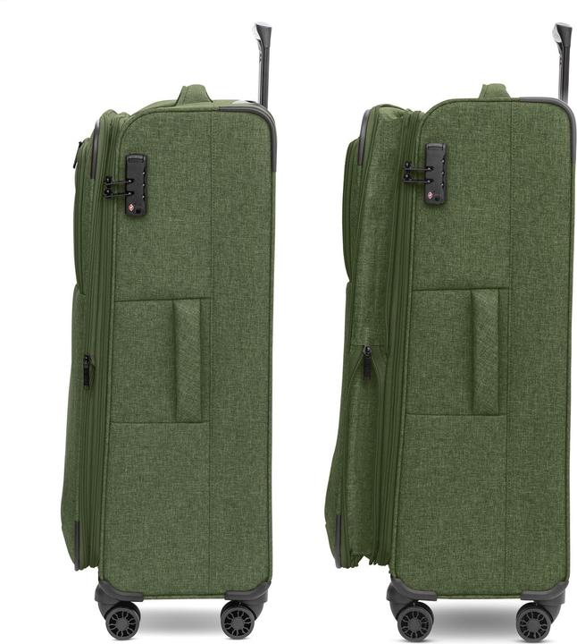 Produktbild Redolz Essentials 12 LARGE 4-Rollen Trolley 79 cm mit Dehnfalte (98 l, XL (ab 115l))