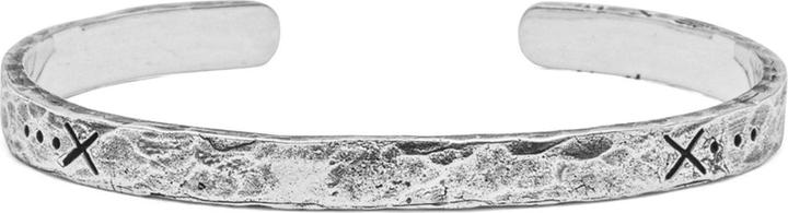 Produktbild Haze & Glory Armband Armreif - Salvation gehämmert 925 Silber (18 cm, 925er Sterling Silber)