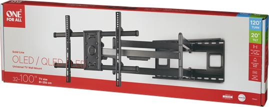 Actual product image One for All TV wall mount 100 Solid Turn 120 XL WM 4663 (Wall, 100", 80 kg)