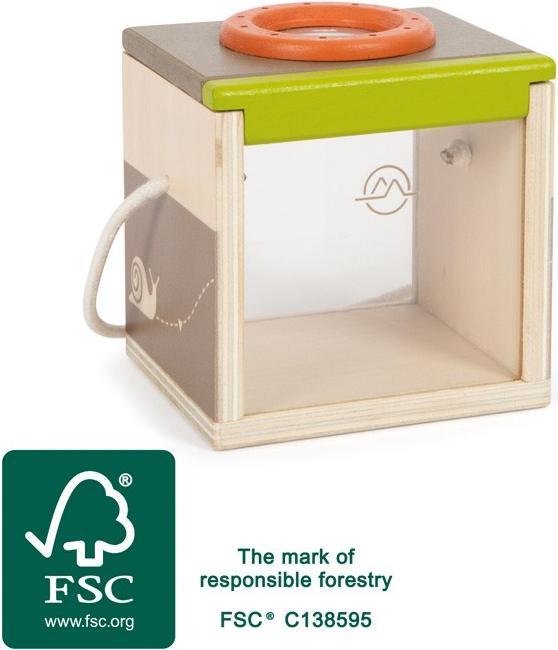 Actual product image small foot Insect Box "Discover