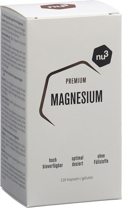nu3 Premium Magnesium (120 Stück, Kapseln, 120 g)
