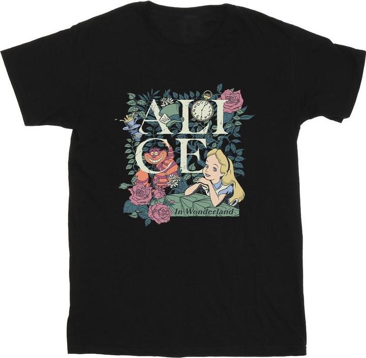 Disney Alice im Wunderland Blättriger Garten TShirt