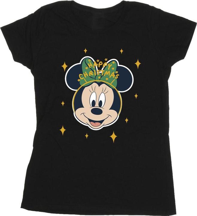 Immagine prodotto Disney Minnie Mouse Happy Christmas Maglietta Donna (XL)