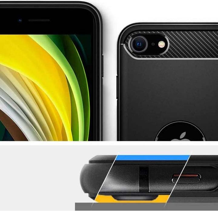 Actual product image Spigen Rugged Armor (Apple iPhone SE (2nd Gen), Apple iPhone SE (3rd Gen))