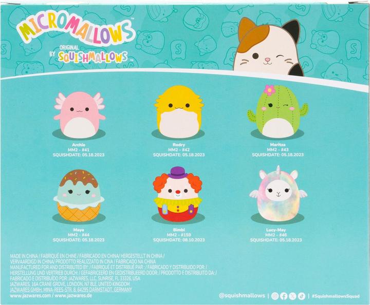 Actual product image Squishmallows Assorted micromallows (6 cm)