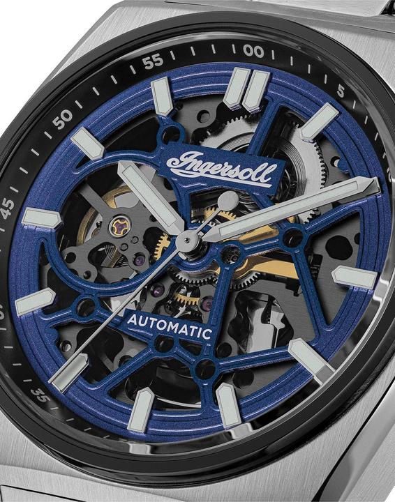 Produktbild Ingersoll 1892 Ingersoll I14305 Herrenuhr Ingersoll Vert Automatik 43mm 5ATM (Skeleton-Uhr, 43 mm)