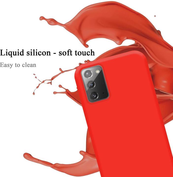 Actual product image Cadorabo TPU Liquid Silicone Case Cover (Samsung Galaxy Note 20)