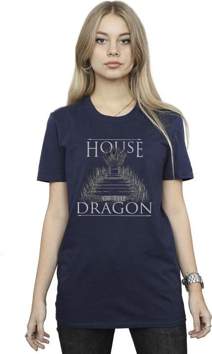 Image du produit Game of Thrones - T-shirt THRONE TEXT - Femme (S)