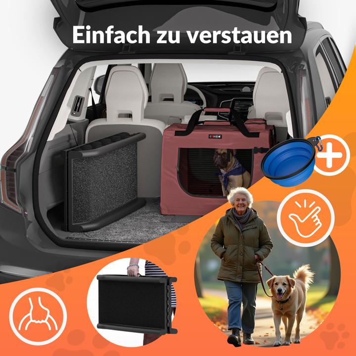Image du produit Cadoca Hunderampe (Chien, Pliable, Réflecteurs)