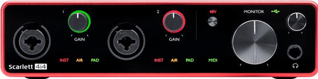 Produktbild Focusrite Scarlett 4i4 3rd Gen (USB)