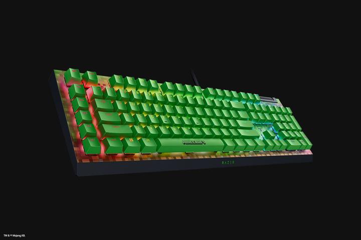 Immagine prodotto Razer Blackwidow V4 X Minecraft Green Us (US, Cablato)