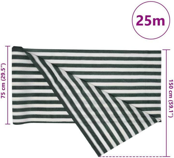 Produktbild VidaXL Zaunblende HDPE 75 g/m² (250 cm)