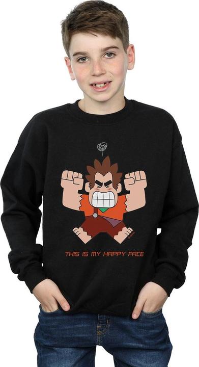 Immagine prodotto Disney Wreck It Ralph Happy Face Felpa Ragazzi (140, 146)