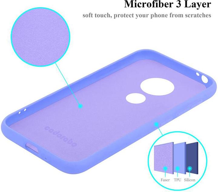 Actual product image Cadorabo TPU Liquid Silicone Case Cover (Motorola Moto E5 Play Go)