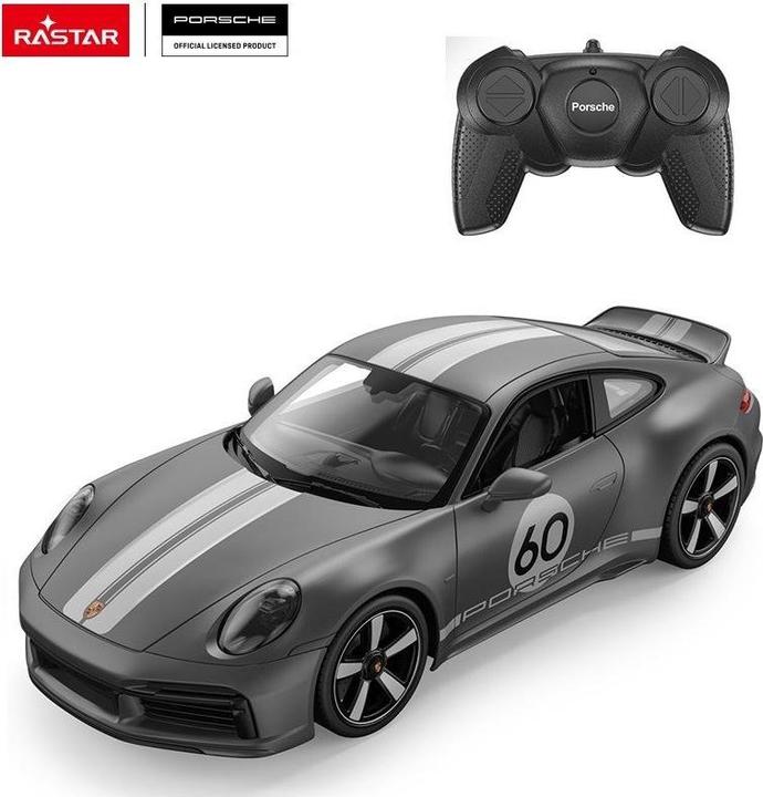 Produktbild Rastar R/C 1:16 Porsche 911 Sport Classic Grey (94900)
