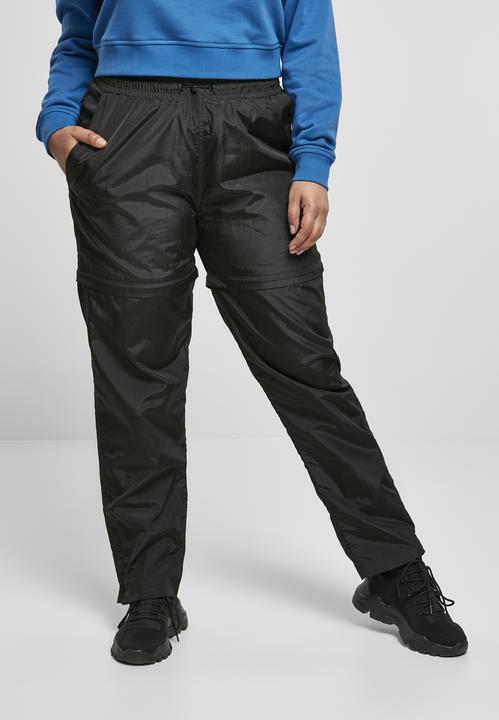 Image du produit Urban Classics Ladies Shiny Crinkle Nylon Zip Pants (4XL)
