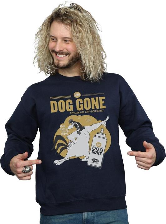 Actual product image Looney Tunes Mens Dog Gone Foghorn Leghorn Sweatshirt (XXL)