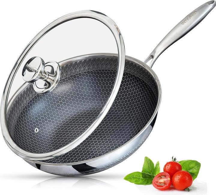 Immagine prodotto Intignis Wokpfanne (30 cm, Wok, Acciaio inossidabile, Alluminio)