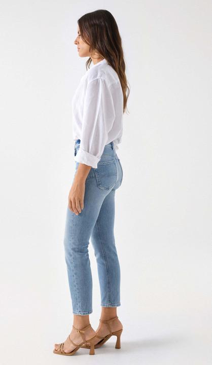 Actual product image Salsa Jeans Faith light wash button detail jeans (28)