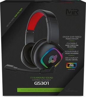 Image du produit MediaRange Casque de jeu filaire avec son surround 7.1 (Filaire)