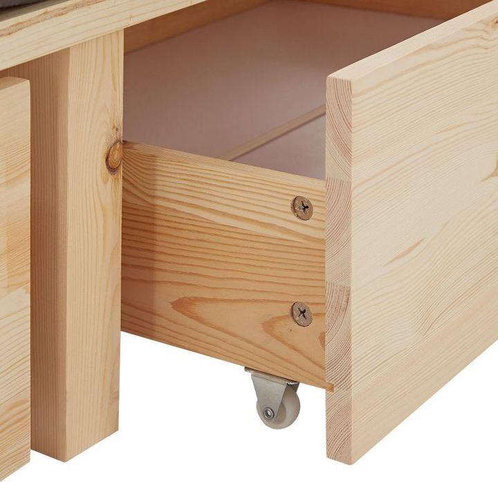 Immagine prodotto Homestyle4u Palettenbett mit Lattenrost (100 x 200 cm)