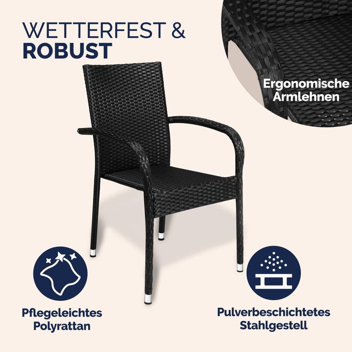 Immagine prodotto Casaria Polyrattan Gartenstühle