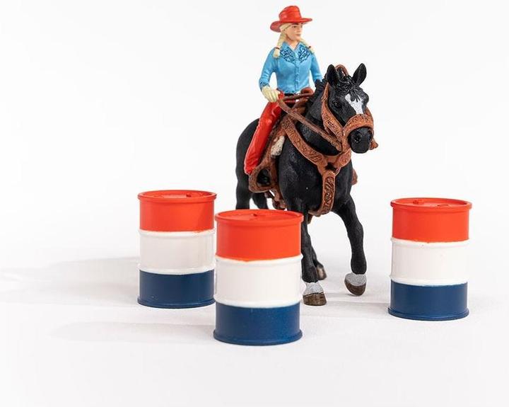 Immagine prodotto Schleich Barrel Racing con Cowgirl