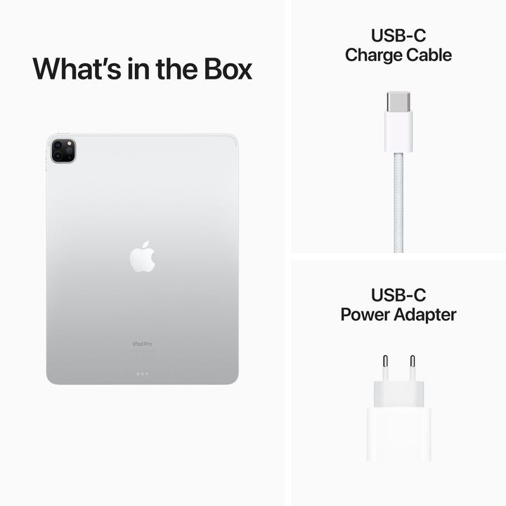 Image du produit Apple iPad Pro 2022 (6e génération) (WLAN uniquement, 12.90", 128 Go, Silver)