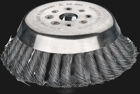 Produktbild Granit Kegelbürste - Wildkrautbürste ø 180 - 25.4 mm (Rasentrimmer)