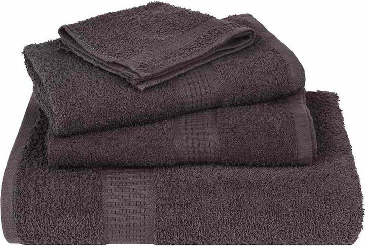Image du produit VidaXL Serviettes pour invités 2 pcs. Anthracite 30x50 cm 360 g/m² 100% coton (30 x 50 cm)