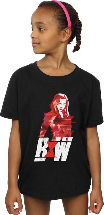 Image du produit - T-shirt BLACK WIDOW MOVIE LOGO ARTWORK - Fille (152, 158)