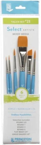 Actual product image Princeton Tec Brush set 6 different brush shapes