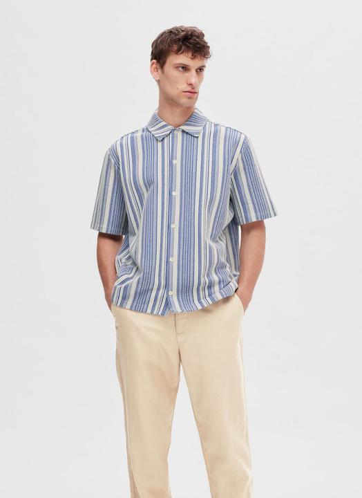 Immagine prodotto Selected Homme Camicia a maniche corte a righe (XL)