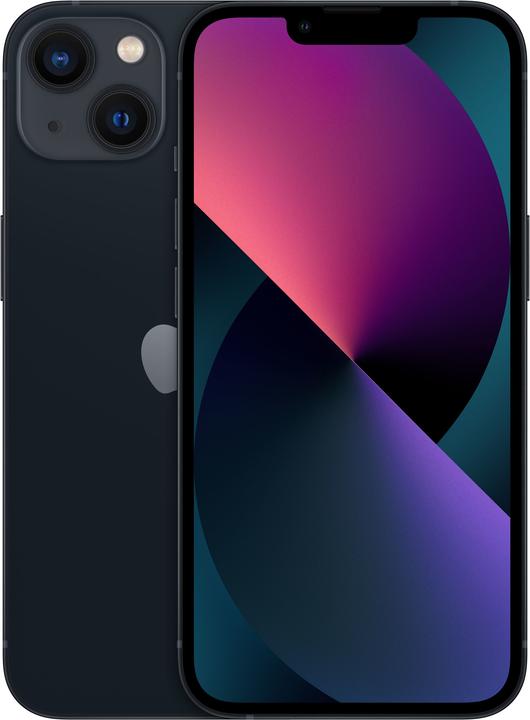 Apple iPhone 13 (128 Go, Minuit, 6.10", SIM + eSIM, 12 Mpx, 5G)