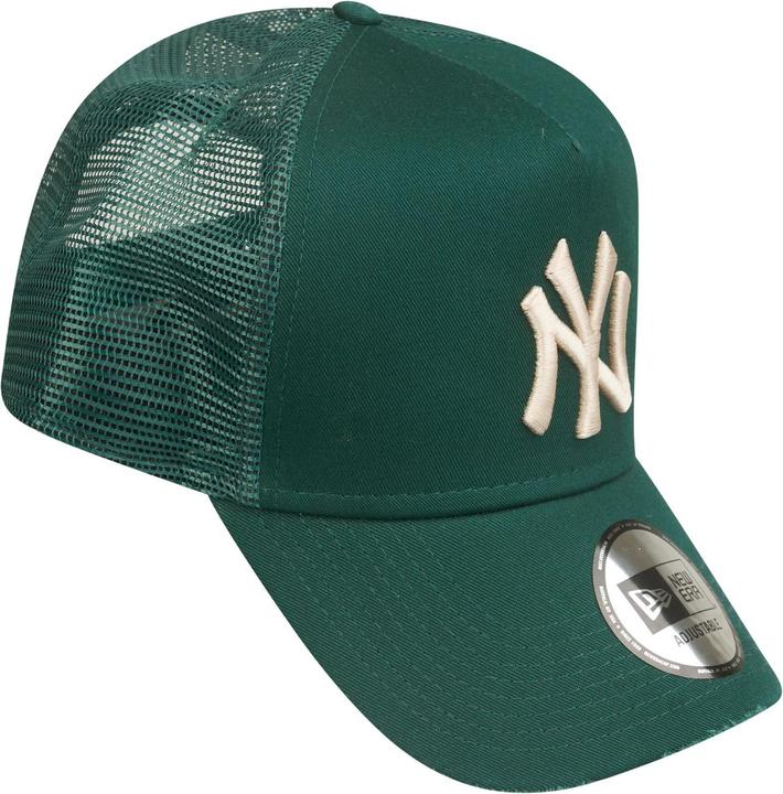 Actual product image New Era Mesh Trucker Cap DISTRESSED New York Yankees forest