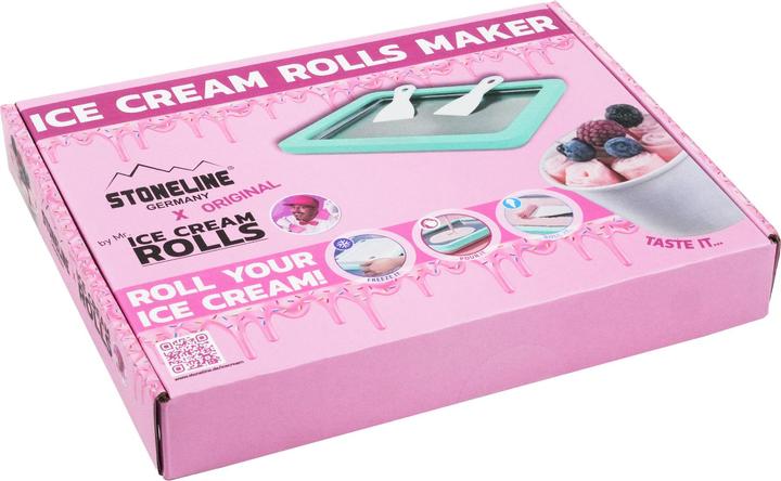 Produktbild Stoneline Ice Cream Rolls Maker, Eisplatte für Hausgemachte Eiscreme | Mint (CH-Stecker)