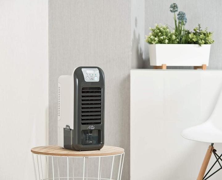 Actual product image Sichler Mobile battery-powered evaporative air cooler with LED light