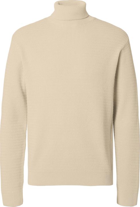 Selected Homme Texturierter Rollkragenpullover