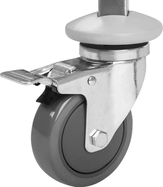 Actual product image Royal Catering Stainless Steel Serving Trolley - 5 Shelves - Up To 250 kg