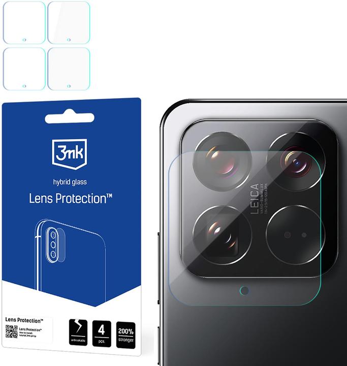 Produktbild 3MK SzkÅo na obiektyw aparatu Lens Protection na Xiaomi 15 (4 Stück, Xiaomi 15)