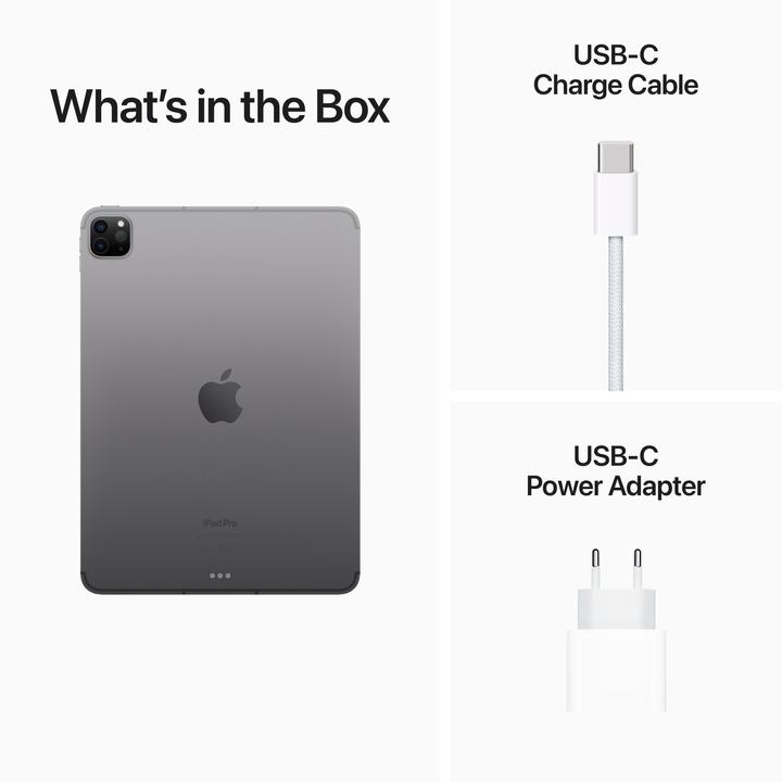 Produktbild Apple iPad Pro 2022 (4. Gen) (5G, 11", 128 GB, Space Grey)