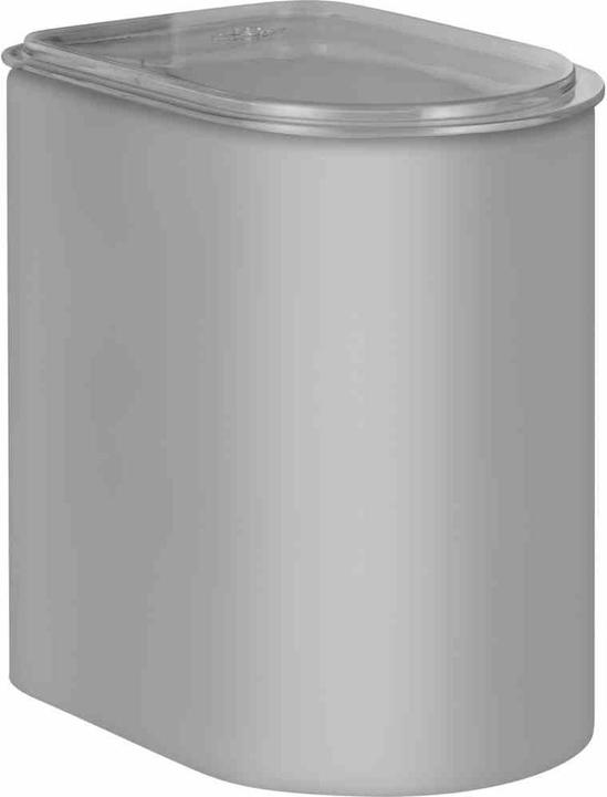 Wesco Vorratsdose LOFT 2,2 Liter aus hochwertigem Stahlblech mit Acryldeckel in der Farbe grau matt (2.20 l)