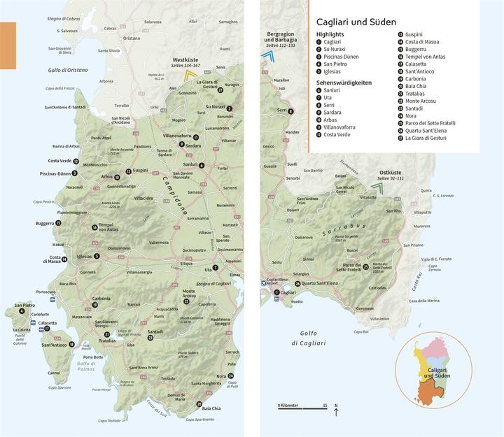 Image du produit Vis-à-Vis Reiseführer Sardinien (Allemand, DK Verlag Voyage, 2024)