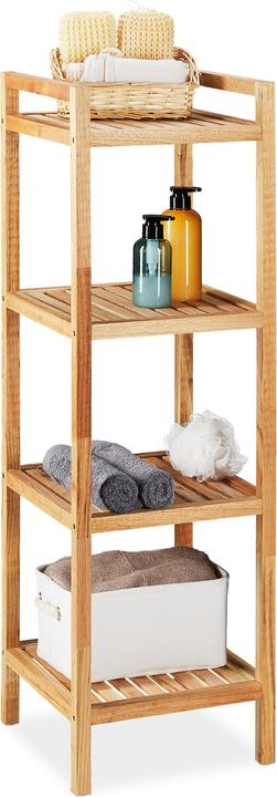 Image du produit Relaxdays Étagère de salle de bain (35 x 35 x 110 cm)